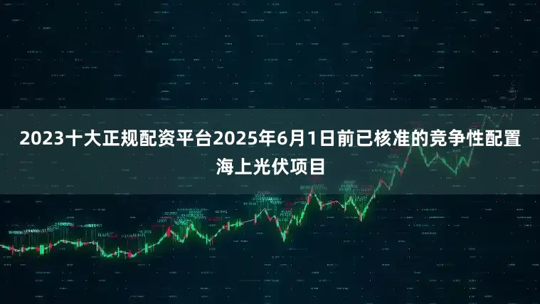 2023十大正规配资平台2025年6月1日前已核准的竞争性配置海上光伏项目